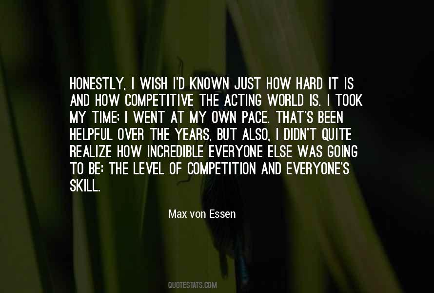 Max Von Essen Quotes #124940