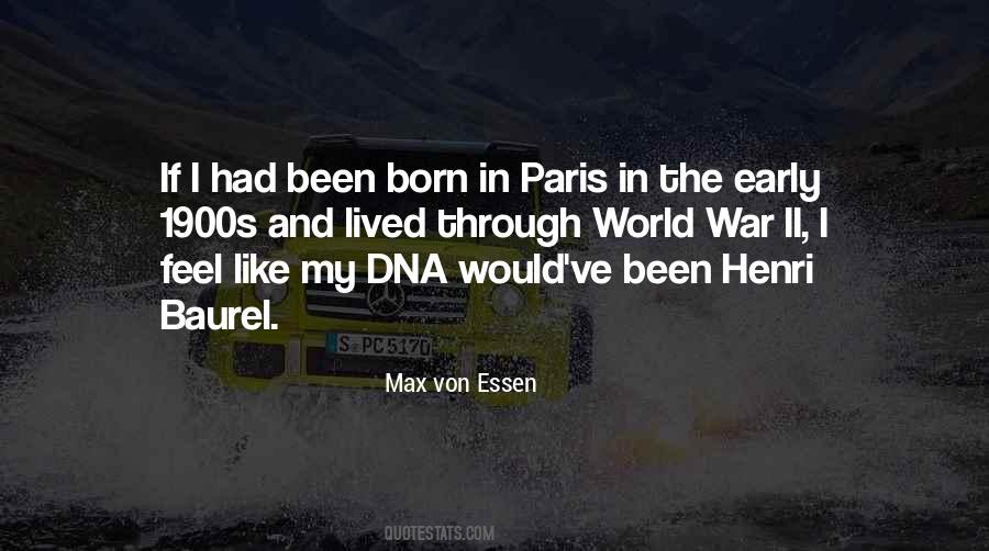 Max Von Essen Quotes #363550