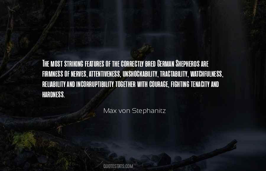 Max Von Stephanitz Quotes #1029728