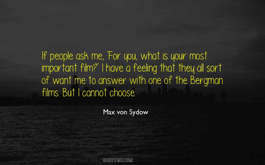 Max Von Sydow Quotes #419258