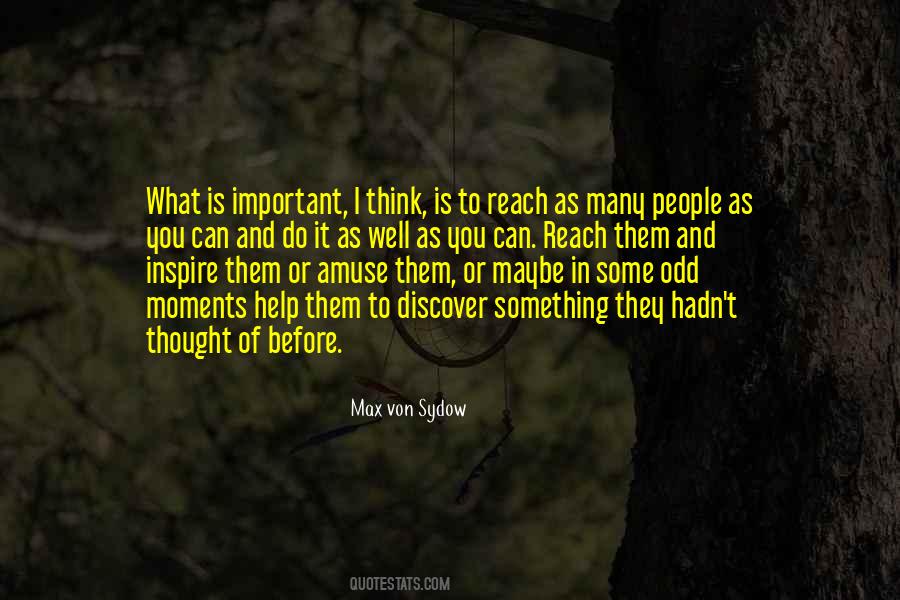 Max Von Sydow Quotes #559890