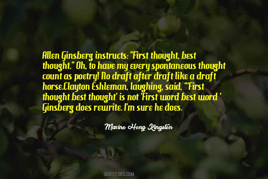 Maxine Hong Kingston Quotes #1823478