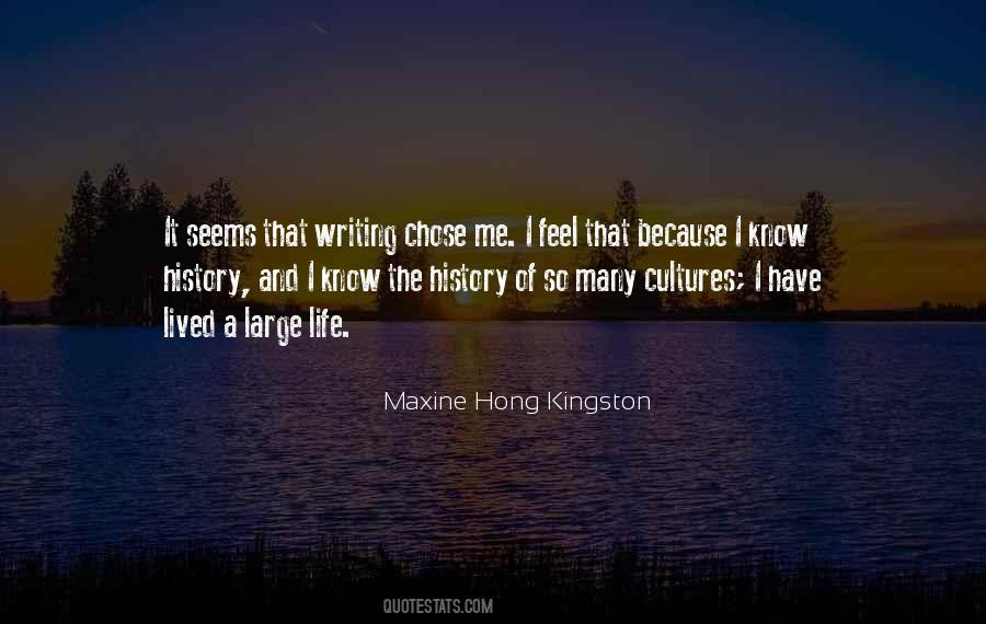 Maxine Hong Kingston Quotes #205019