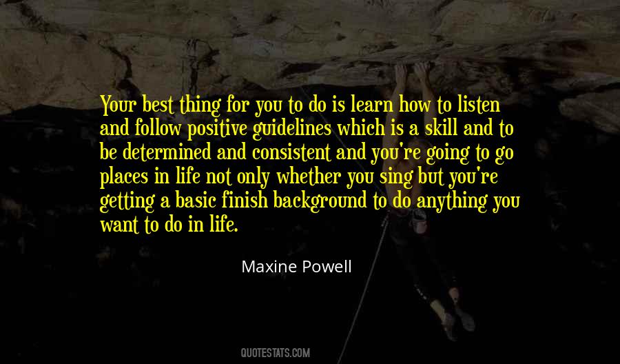 Maxine Powell Quotes #711177