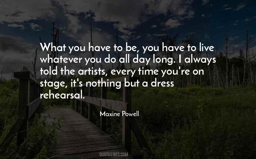 Maxine Powell Quotes #977728
