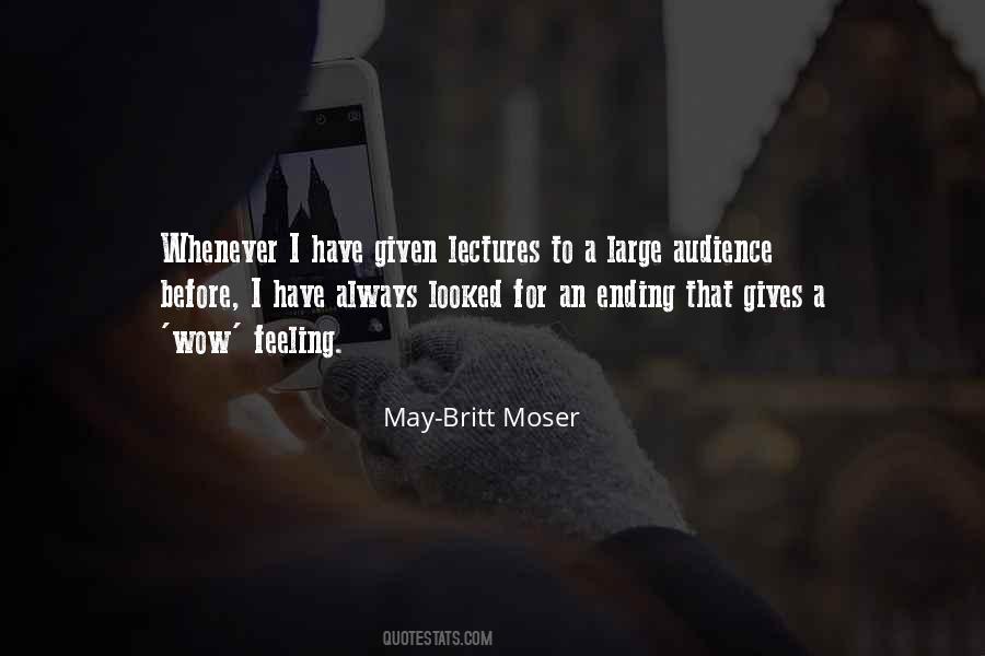 May-Britt Moser Quotes #523867