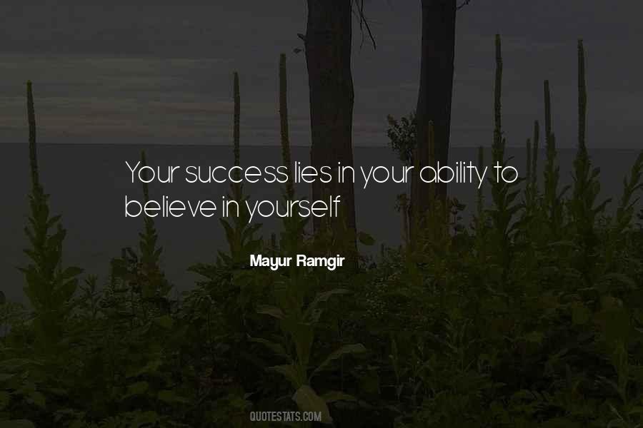 Mayur Ramgir Quotes #571220