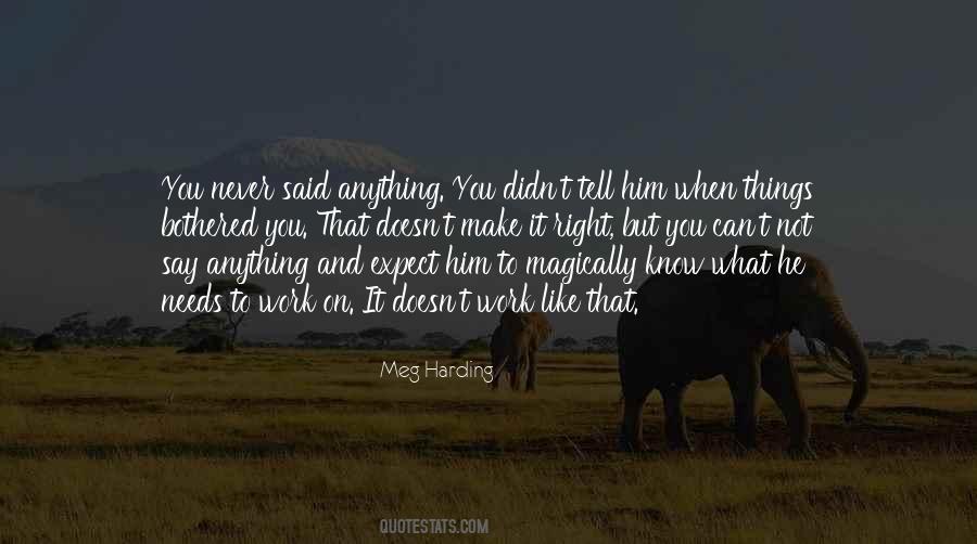 Meg Harding Quotes #433973 Meg Harding Quotes #433973