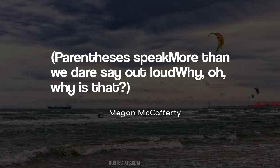 Megan McCafferty Quotes #1420429