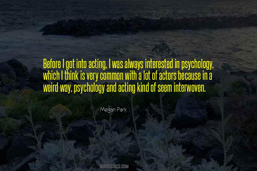Megan Park Quotes #444886