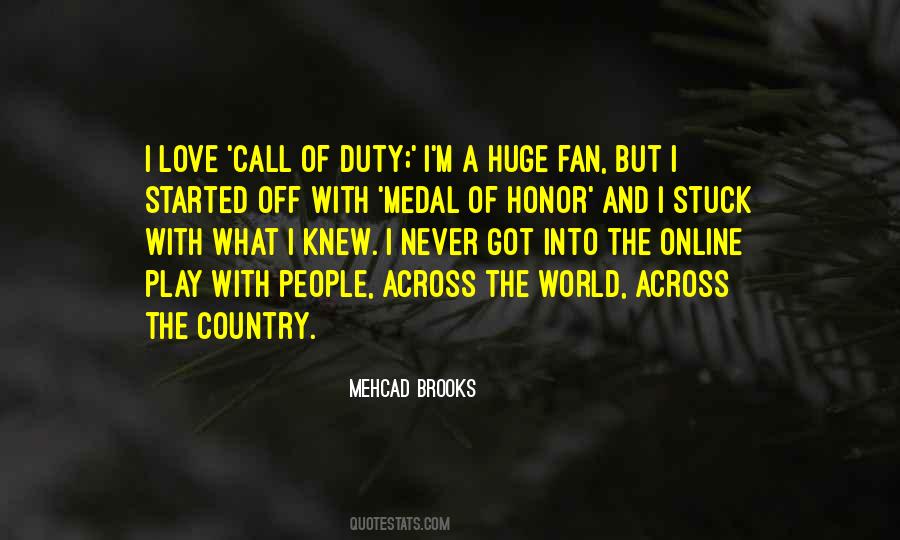 Mehcad Brooks Quotes #1754831