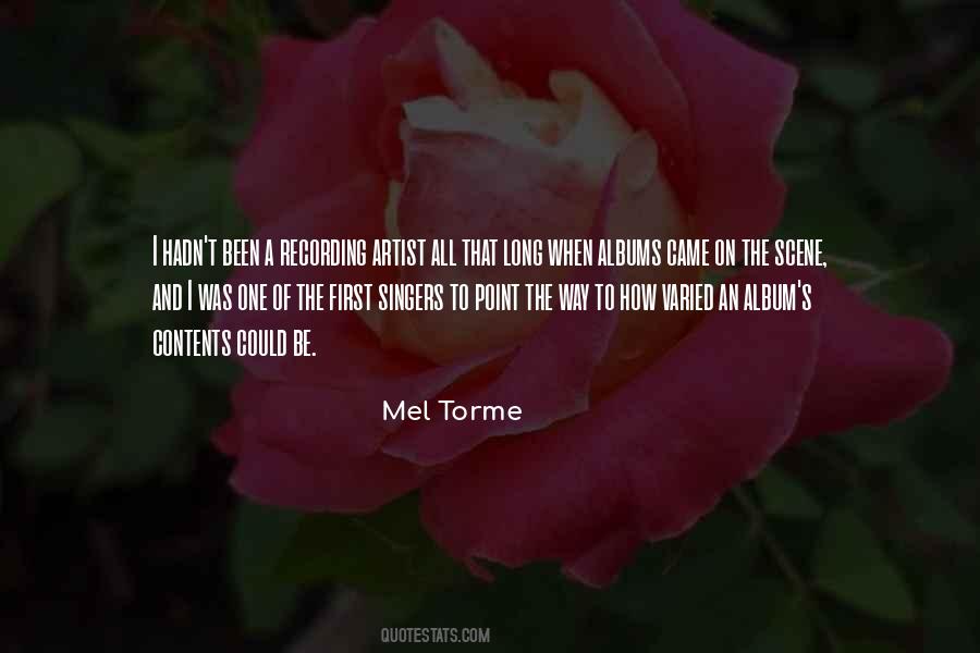 Mel Torme Quotes #1145968