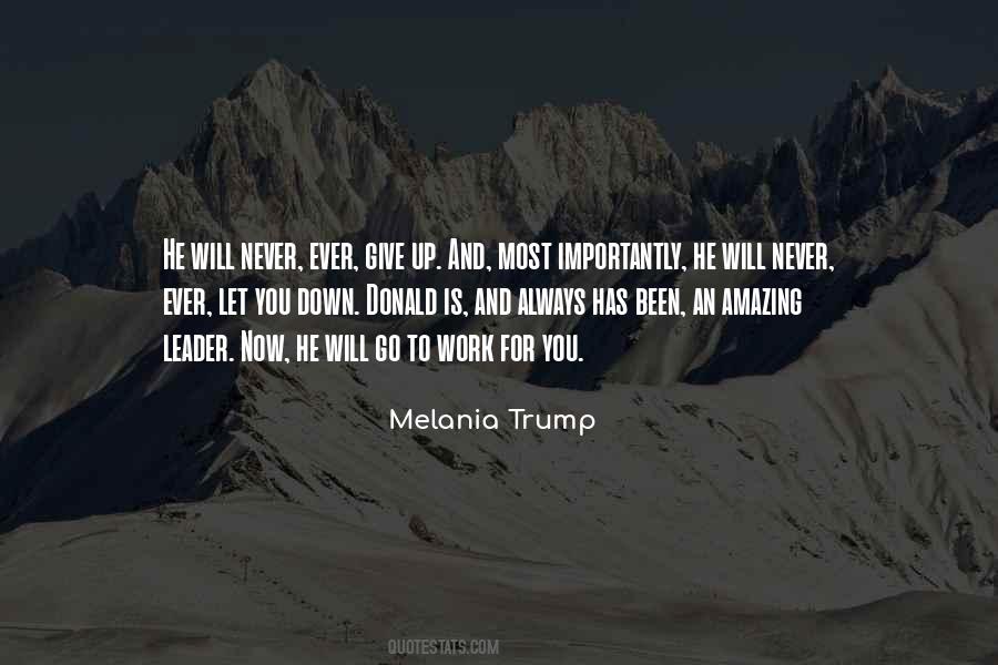 Melania Trump Quotes #413237