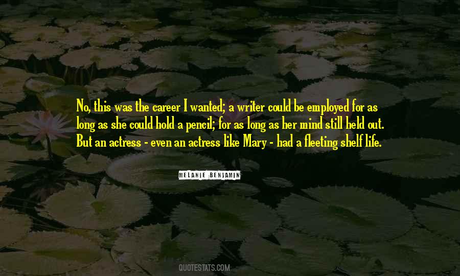 Melanie Benjamin Quotes #1069532
