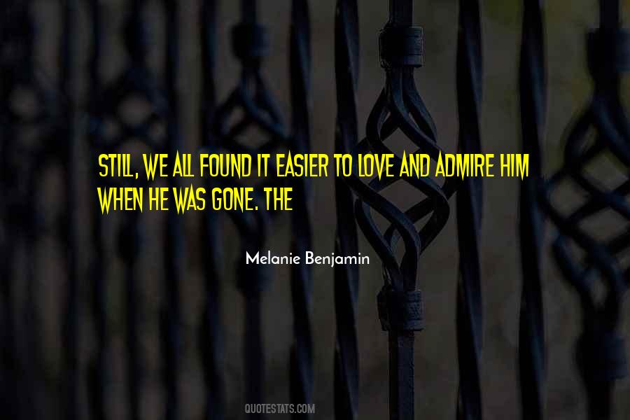 Melanie Benjamin Quotes #1469062