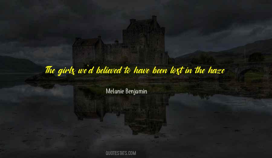 Melanie Benjamin Quotes #1765098