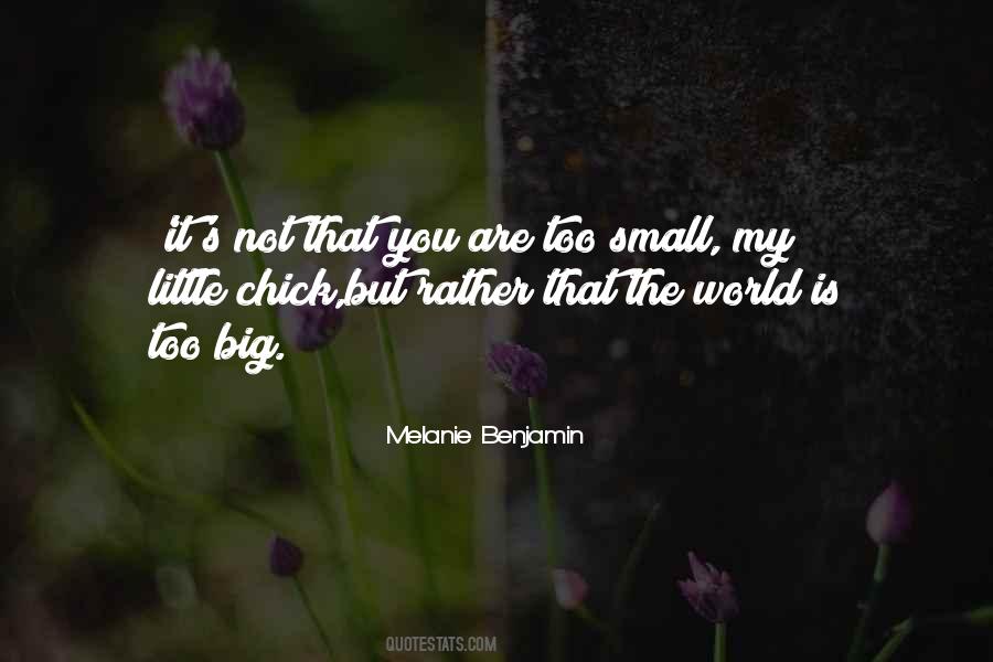 Melanie Benjamin Quotes #203825