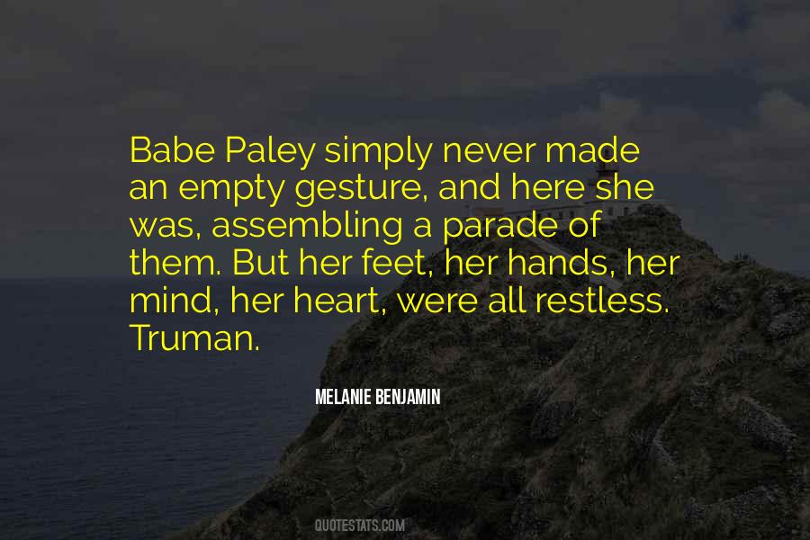 Melanie Benjamin Quotes #321702