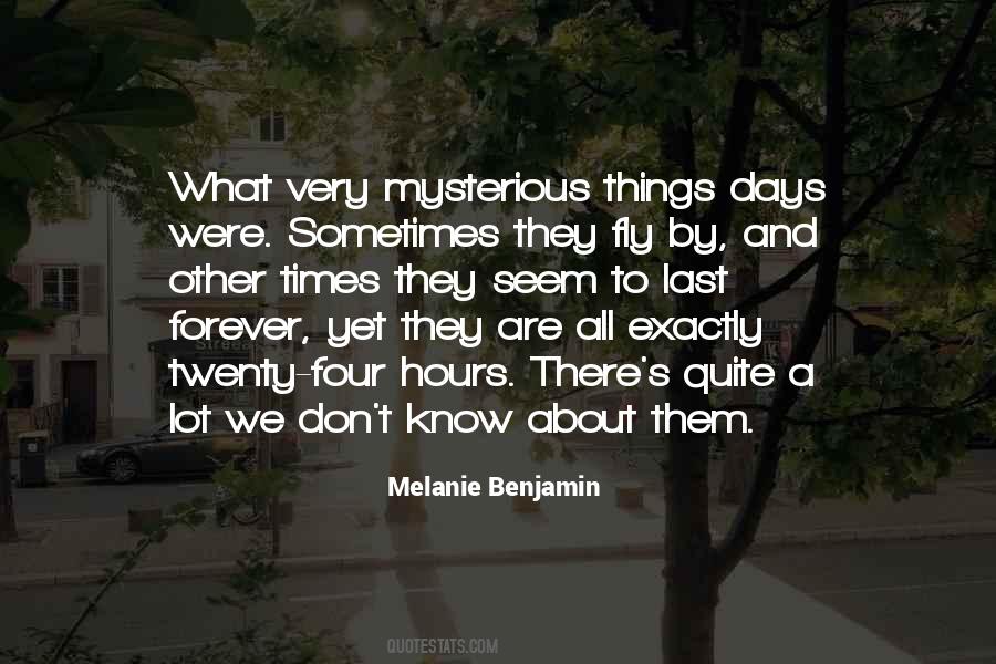 Melanie Benjamin Quotes #996065