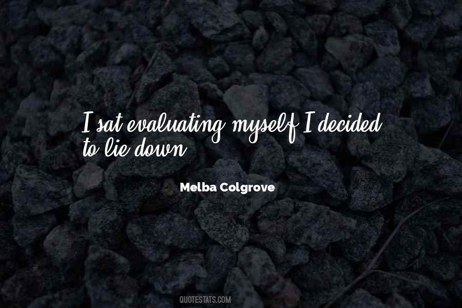 Melba Colgrove Quotes #1865790