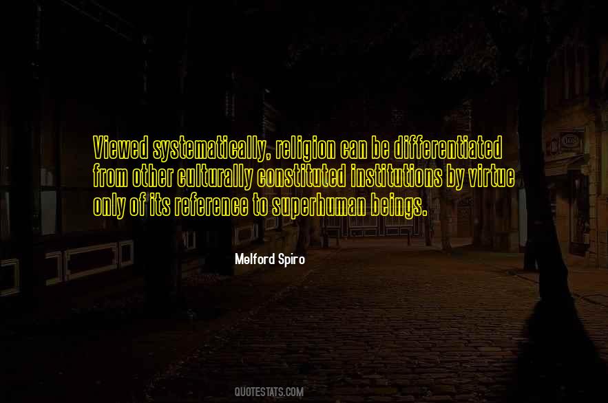 Melford Spiro Quotes #710302