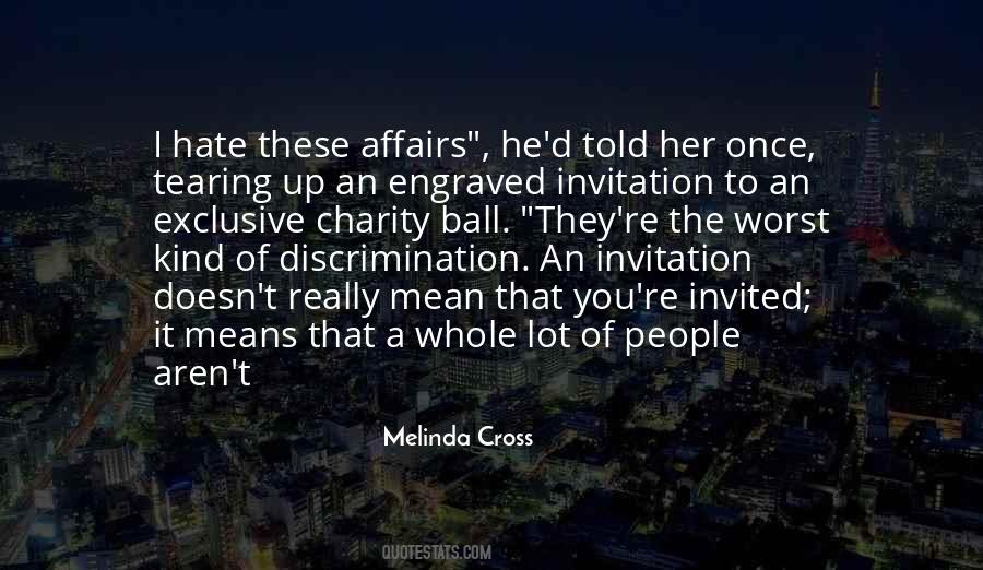 Melinda Cross Quotes #1524511