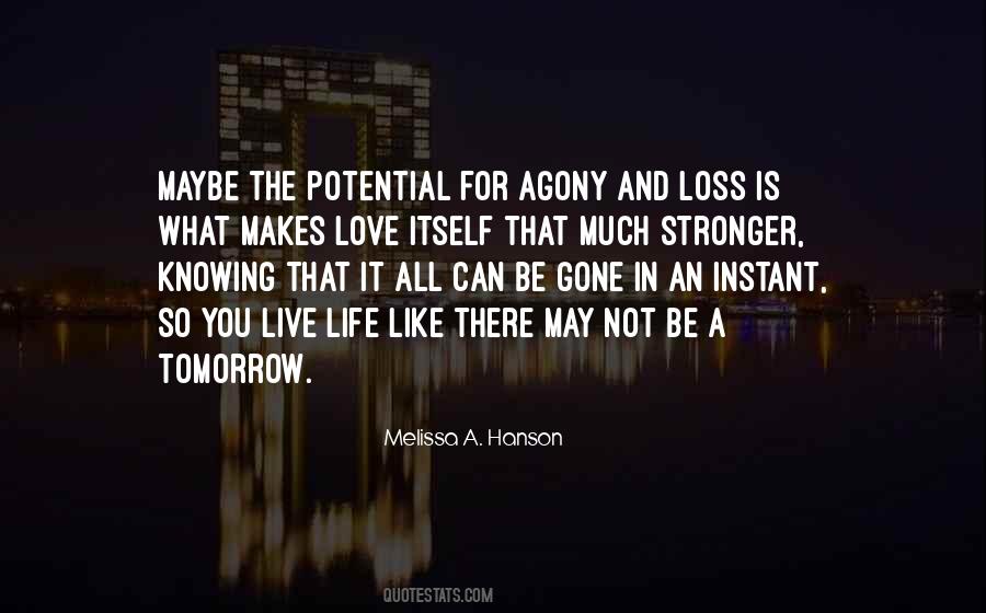 Melissa A. Hanson Quotes #413269