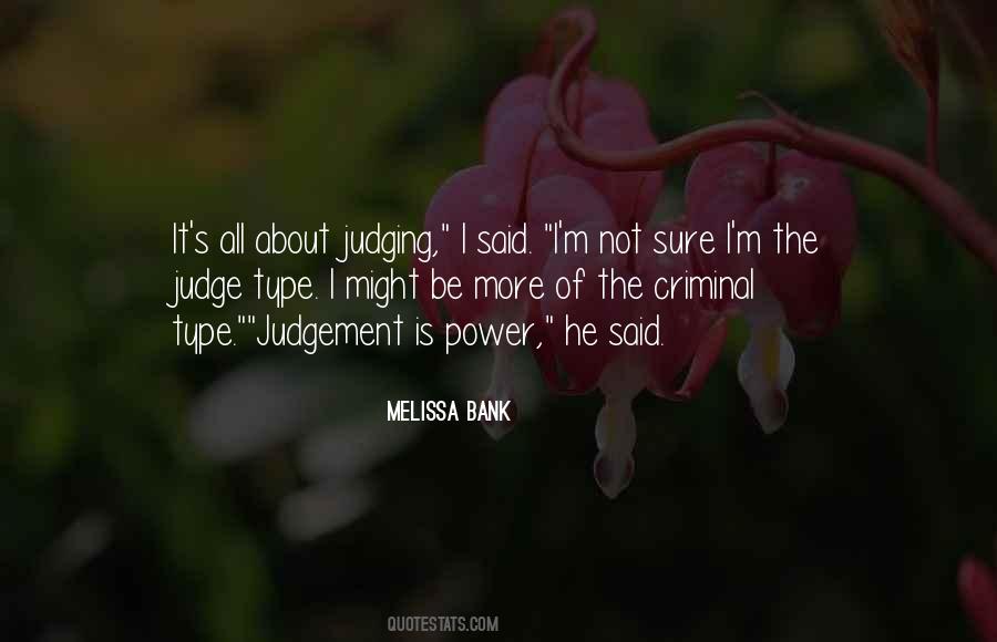 Melissa Bank Quotes #1445640