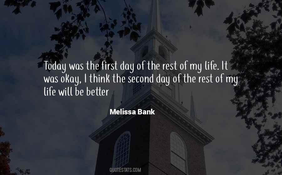 Melissa Bank Quotes #686872