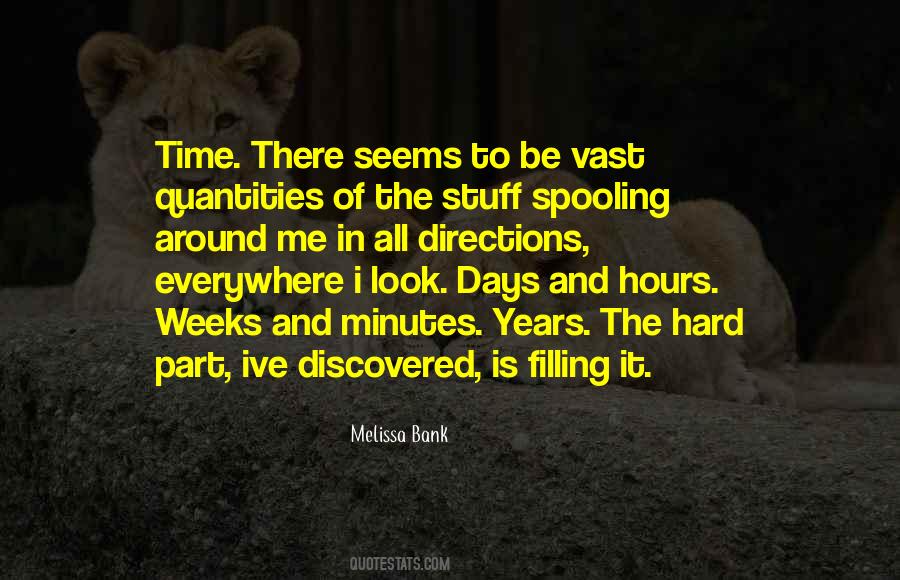 Melissa Bank Quotes #890485