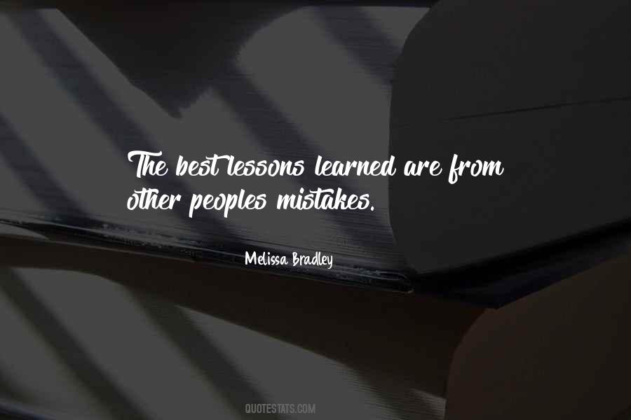 Melissa Bradley Quotes #1765048