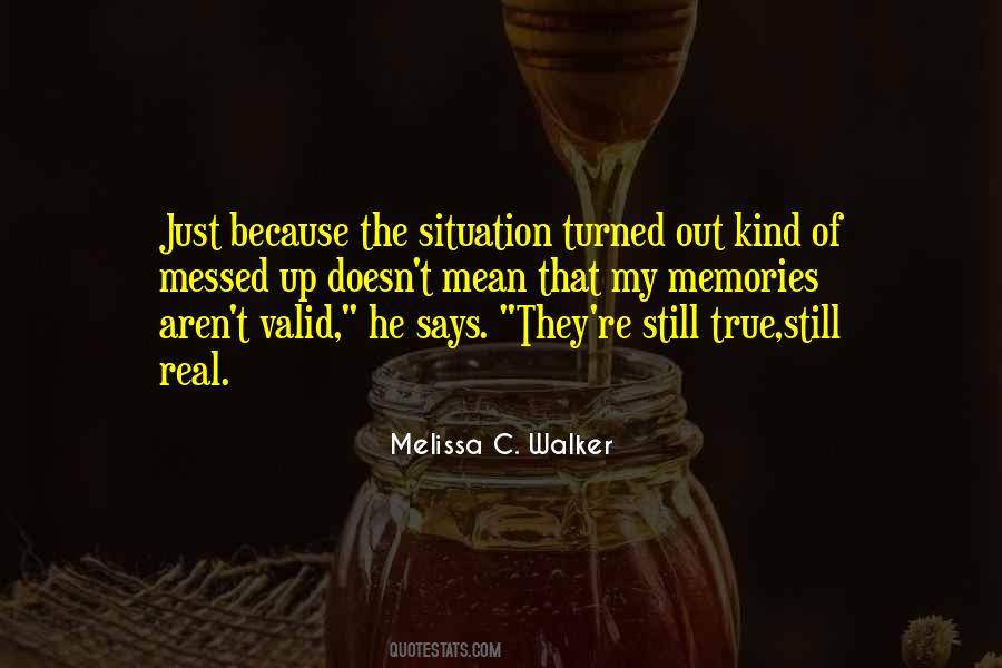 Melissa C. Walker Quotes #802713