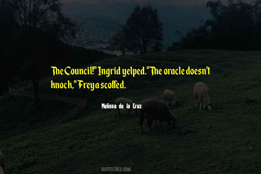 Melissa De La Cruz Quotes #1663610