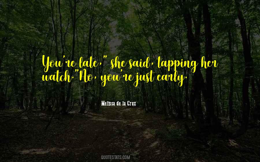 Melissa De La Cruz Quotes #1722694