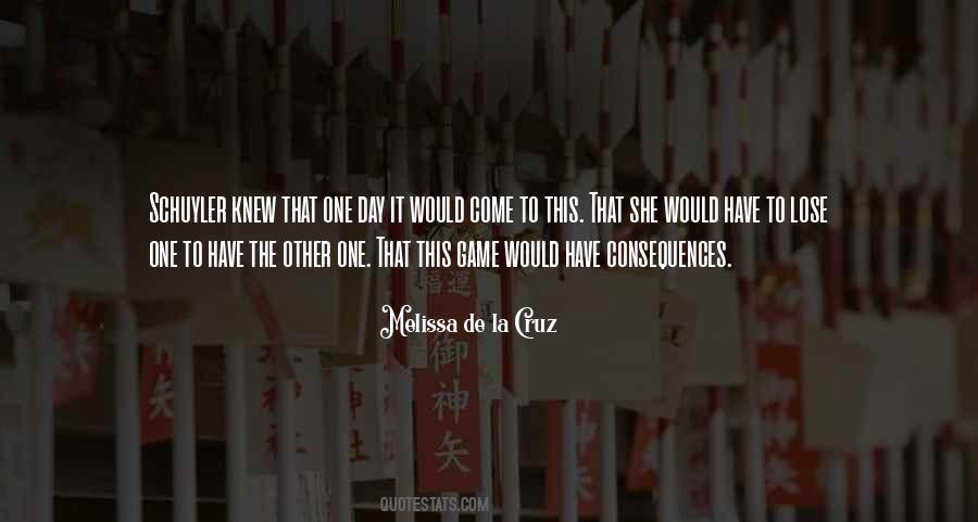 Melissa De La Cruz Quotes #1747291