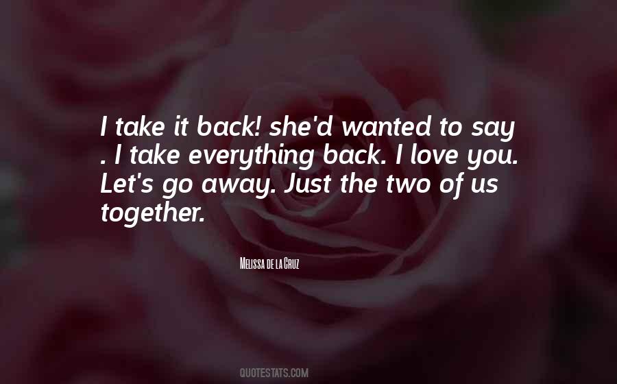 Melissa De La Cruz Quotes #320533