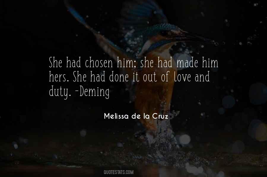 Melissa De La Cruz Quotes #41879