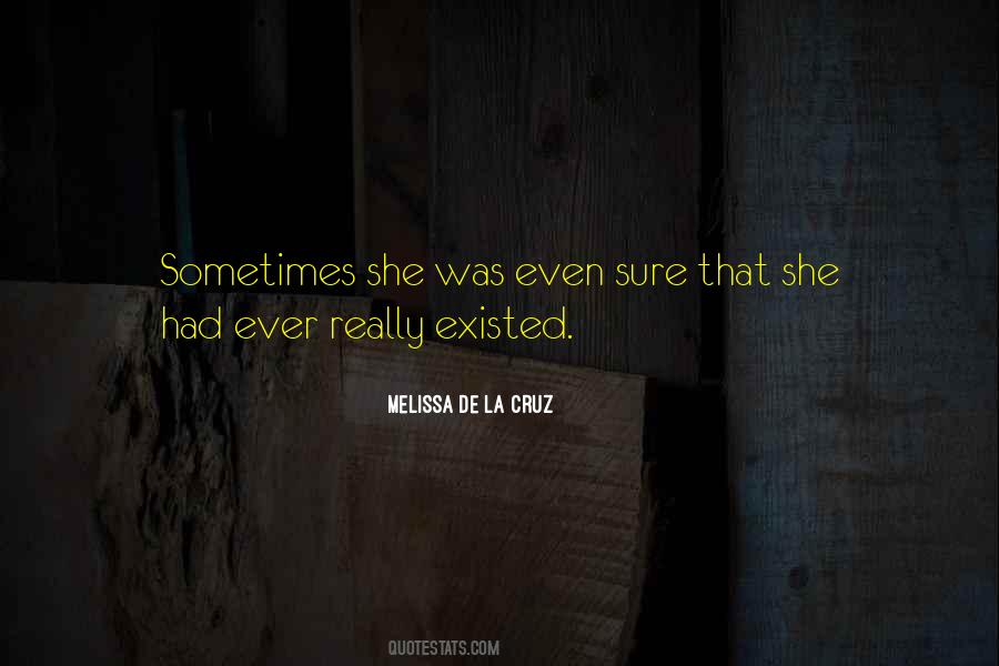 Melissa De La Cruz Quotes #801558