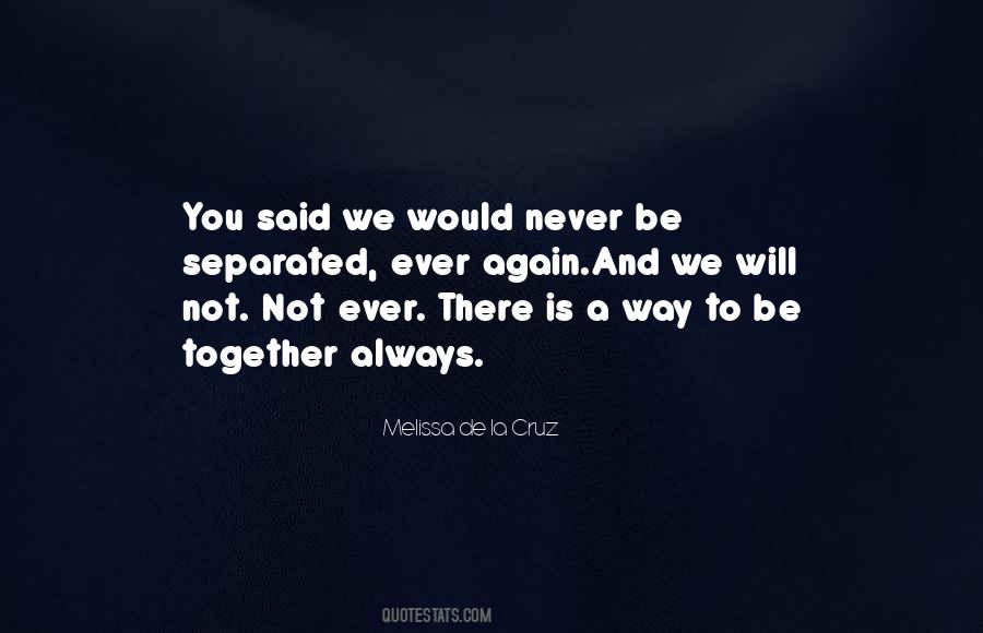 Melissa De La Cruz Quotes #997635