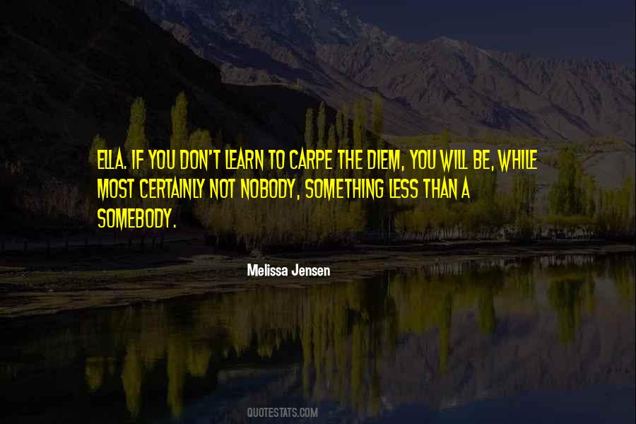 Melissa Jensen Quotes #1202418