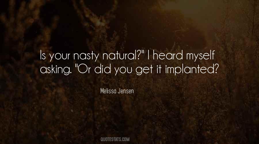 Melissa Jensen Quotes #747449