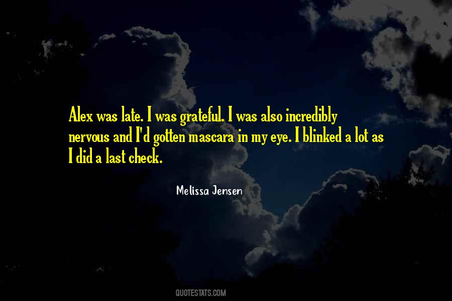 Melissa Jensen Quotes #81606