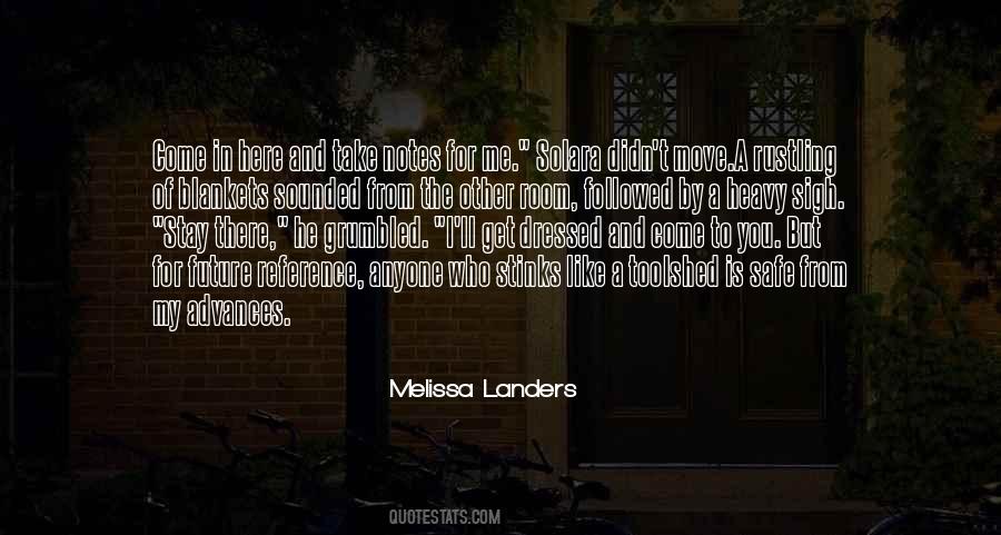 Melissa Landers Quotes #166050