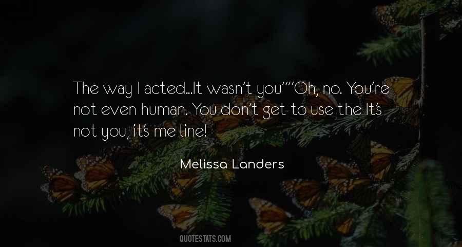 Melissa Landers Quotes #223192