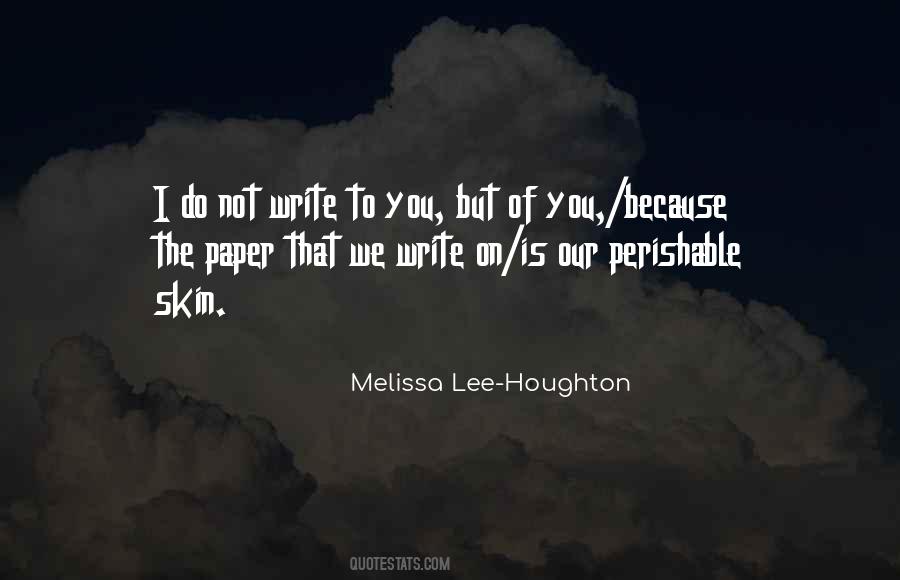 Melissa Lee-Houghton Quotes #1406059 Melissa Lee-Houghton Quotes #1406059