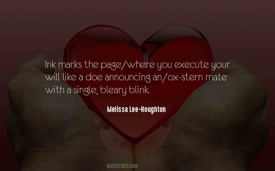 Melissa Lee-Houghton Quotes #467523