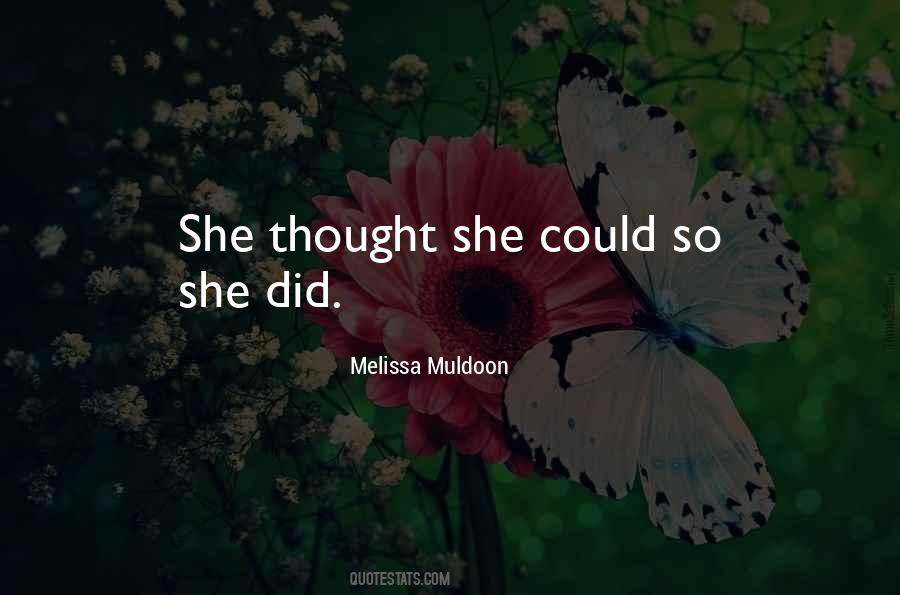 Melissa Muldoon Quotes #1727657