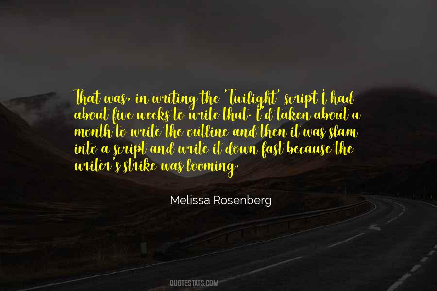 Melissa Rosenberg Quotes #1370143