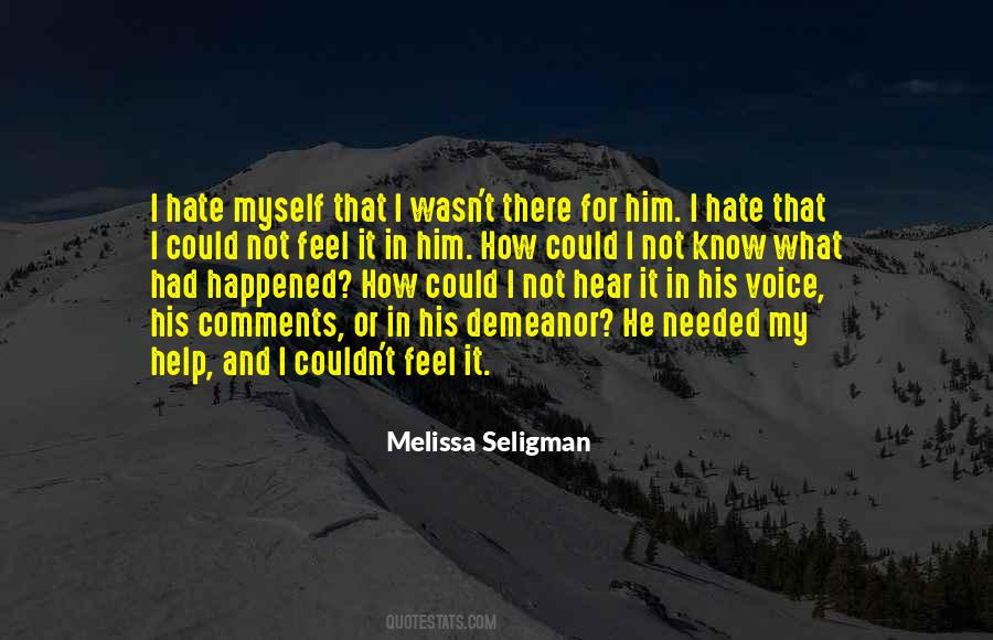 Melissa Seligman Quotes #110157