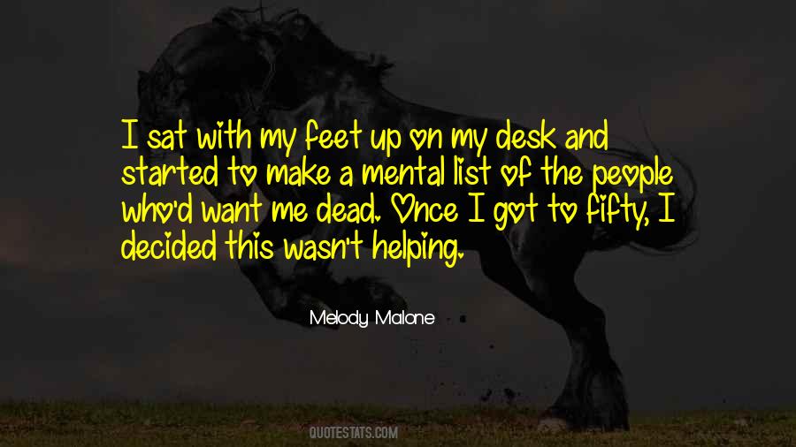 Melody Malone Quotes #327559